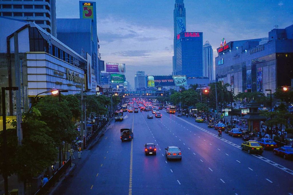 Bangkok-verkeer-avondspits